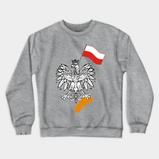 Ruda wrona Orła nie pokona Crewneck Sweatshirt